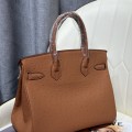 「#4160」Hermès Brown Ostrich Gold Buckle Birkin Bag 30cm 「#4160」Hermès Brown Ostrich Gold Buckle Birkin Bag 30cm