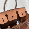 「#4160」Hermès Brown Ostrich Gold Buckle Birkin Bag 30cm 「#4160」Hermès Brown Ostrich Gold Buckle Birkin Bag 30cm