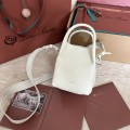 「#7189」Loro pian Bale  - 16cm*14cm*23cm - Tender white