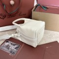 「#7189」Loro pian Bale  - 16cm*14cm*23cm - Tender white