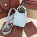 「#7193」Loro pian Bale  - 16cm*14cm*23cm - Light blue beauty color