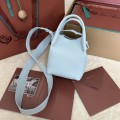 「#7193」Loro pian Bale  - 16cm*14cm*23cm - Light blue beauty color