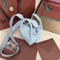 「#7193」Loro pian Bale  - 16cm*14cm*23cm - Light blue beauty color