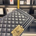 「#10242」Chanel Ribbed Gold Buckle Gold Chain Hot Mom Bag 67086 25cm 「#10242」Chanel Ribbed Gold Buckle Gold Chain Hot Mom Bag 67086 25cm