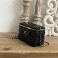 「#10244」Chanel new lambskin agate hardware lipstick bag AS81226 16.5cm