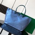 「#6004」 Goyard - pearlescent blue - 020146L - 34 cm x 20 cm x 40 cm
