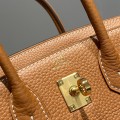 「#4163」 Hermes Golden Brown Gold Buckle Mini Birkin Bag 20cm 「#4163」 Hermes Golden Brown Gold Buckle Mini Birkin Bag 20cm