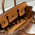 「#4163」 Hermes Golden Brown Gold Buckle Mini Birkin Bag 20cm 「#4163」 Hermes Golden Brown Gold Buckle Mini Birkin Bag 20cm