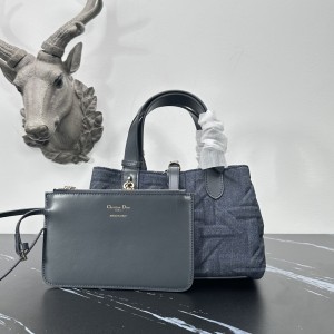 「#2081」 dior 1163   Navy blue 23×15×15cm 