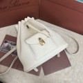 「#7215」Loro pian Extra - 25cm*27cm*14cm - Tender white