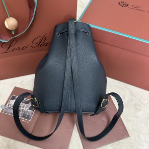 「#7216」Loro pian Extra - 25cm*27cm*14cm - deep sapphire blue