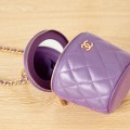 「#10277」Chanel spot 22A handmade chain handle cosmetic bucket bag AS2873 10.5*11.5*10.5cm