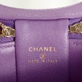 「#10277」Chanel spot 22A handmade chain handle cosmetic bucket bag AS2873 10.5*11.5*10.5cm