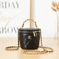 「#10278」Chanel spot 22A handmade chain handle cosmetic bucket bag AS2873 10.5*11.5*10.5cm