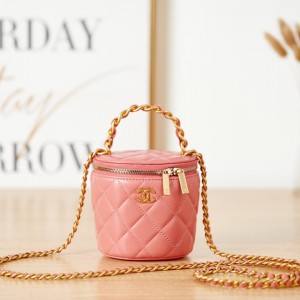 「#10279」Chanel spot 22A handmade chain handle cosmetic bucket bag AS2873 10.5*11.5*10.5cm