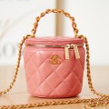 「#10279」Chanel spot 22A handmade chain handle cosmetic bucket bag AS2873 10.5*11.5*10.5cm