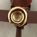「#7220」Loro pian Ghiera Shopper - FAO7463 - 40cm*26cm*18cm - Canvas Caramel