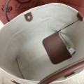 「#7220」Loro pian Ghiera Shopper - FAO7463 - 40cm*26cm*18cm - Canvas Caramel