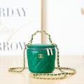「#10280」Chanel spot 22A handmade chain handle cosmetic bucket bag AS2873 10.5*11.5*10.5cm