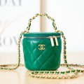 「#10280」Chanel spot 22A handmade chain handle cosmetic bucket bag AS2873 10.5*11.5*10.5cm