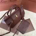 「#7225」Loro pian Loom L25 - 25cm*18cm*12.5cm- Smoky Caramel