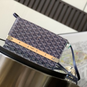 「#6059」Goyard - dark blue - 020176 - 14.5 cm x 4 cm x 25 cm