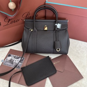 「#7232」Loro pian Loom L25 - 25cm*18cm*12.5cm- coffee color