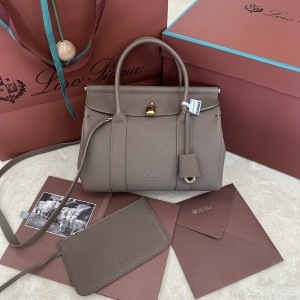 「#7234」Loro pian Loom L25 - 25cm*18cm*12.5cm- rock gray