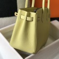 「#4019」 Hermes Chick Yellow Gold Buckle Birkin Bag 25cm