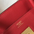 「#4165」 Hermès Red Gold Buckle Mini Birkin Bag 20cm