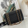 「#10304」Chanel Classic Flap Bag Gold Buckle Gold Chain A88 30*21*8cm
