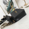 「#10307」Chanel Classic Flap Bag Gold Buckle Gold Chain V-Shaped Ball A88 30*21*8cm