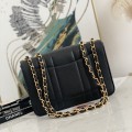 「#10308」Chanel Classic Flap Bag Gold Buckle Gold Chain Shape A88 30*21*8cm