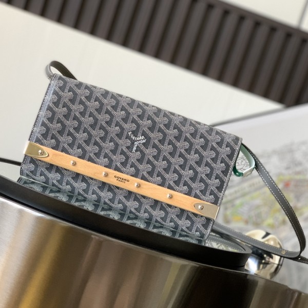 「#6060」Goyard - grey - 020176 - 14.5 cm x 4 cm x 25 cm