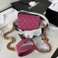 「#10316」Chanel gold coin woc mini small waste bag AP2857 0*12.3*3.2cm