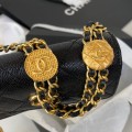 「#10317」Chanel gold coin woc mini small waste bag AP2857 0*12.3*3.2cm