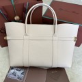 「#7249」Loro pian Ghiera Shopper - FAO7463 - 40✖️26✖️18CM - cream honey color