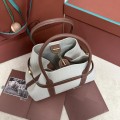 「#7252」Loro pian Ghiera Shopper - FAO7473 - 28 x 19 x 12cm - Canvas Caramel