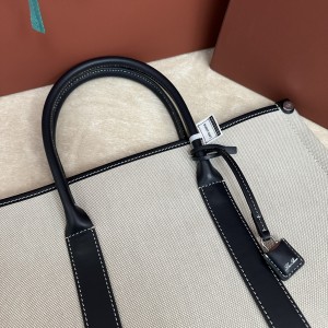 「#7259」Loro pian Beam  - 38cm×36cm×10CM - canvas blue