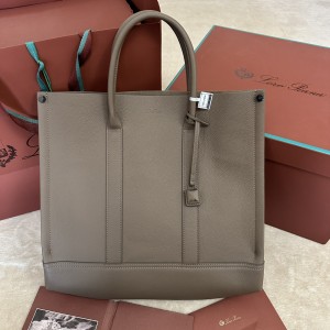 「#7261」Loro pian Beam  - 38cm×36cm×10CM - dark brown