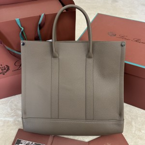 「#7261」Loro pian Beam  - 38cm×36cm×10CM - dark brown