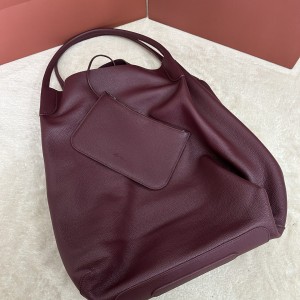 「#7263」Loro pian Bale Hobo - 40cm*32cm*27CM - red bean color