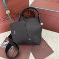 「#7267」Loro pian Bale - 17cm*17cm*21cm - coffee color