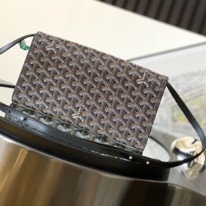 「#6062」Goyard - black - 020176 - 14.5 cm x 4 cm x 25 cm
