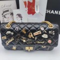 「#10327」Chanel Badge Bag 2.55cf 24cm