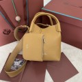 「#7277」Loro pian Bale - 17cm*17cm*21cm -ginger yellow