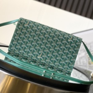 「#6063」Goyard - green - 020176 - 14.5 cm x 4 cm x 25 cm