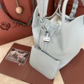 「#7281」Loro pian Bale - 17cm*17cm*21cm -Light blue beauty color