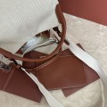 「#7297」Loro pian Bale - 24cm*20cm*27CM - canvas brown