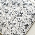 「#6064」Goyard - White - 3321 - 12.5 cm x 1 cm x 8.4 cm